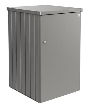 Biohort Mülltonnenbox Alex, ca. B80/H129/T88 cm, Quarzgrau - Stahl