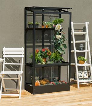 Vitavia Balkongewächshaus Vila 350, ca. B81/H166/T43 cm