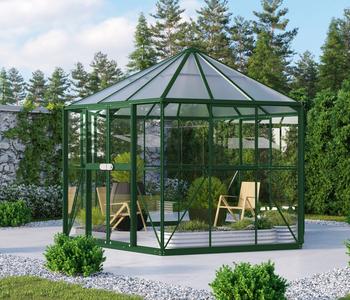 Vitavia Gewächshaus Luna 9000, inkl. Stahlfundamentrahmen, ca. B383/H283/T331 cm