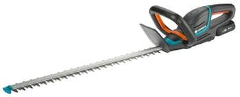 GARDENA Akku-Heckenschere-Set ComfortCut 60/18V P4A, Schwarz / Türkis Orange
