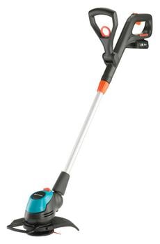 GARDENA Akku-Trimmer-Set EasyCut 23/18V P4A, Türkis / Orange Dunkelgrau - Kunststoff Eisen