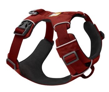 RUFFWEAR Hundegeschirr Front Range , Dunkelrot - Polyester