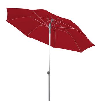 Doppler Sonnenschirm Act Neo, rund, ca. Ø200 cm, Rot - Aluminium / Polyester