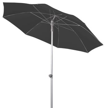 Doppler Sonnenschirm Act Neo, rund, ca. Ø200 cm, Dunkelgrau - Aluminium, Polyester
