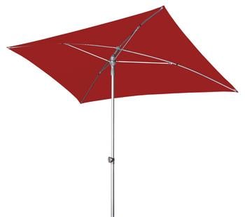 Doppler Sonnenschirm Act Neo, rechteckig, ca. B225/T120 cm, Rot - Aluminium / Polyester