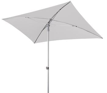 Doppler Sonnenschirm Act Neo, rechteckig, ca. B225/T120 cm, Hellgrau - Aluminium / Polyester