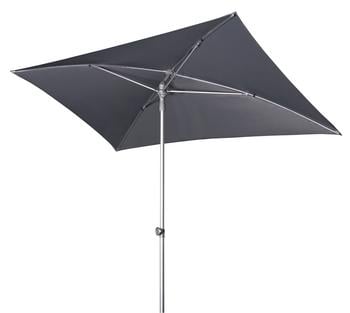Doppler Sonnenschirm Act Neo, rechteckig, ca. B225/T120 cm, Dunkelgrau - Aluminium, Polyester
