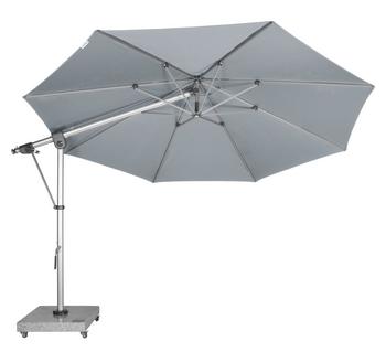 Doppler Pendelschirm Expert, rund, ca. Ø350 cm, Hellgrau