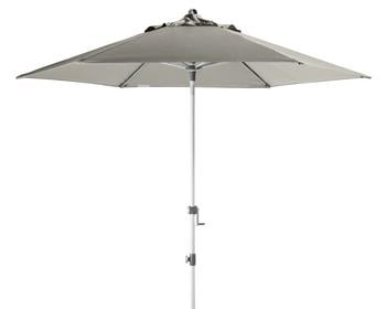 Doppler Sonnenschirm Expert Auto Tilt, rund, ca. Ø280 cm, Hellgrau - Aluminium / Polyester