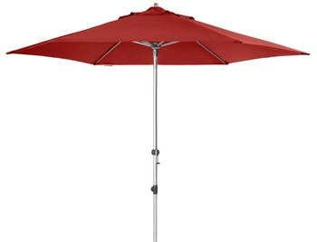 Doppler Sonnenschirm Expert Auto Tilt, rund, ca. Ø320 cm, Dunkelrot - Aluminium / Polyester