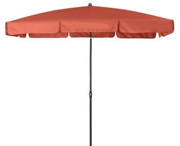 Doppler Sonnenschirm Sunline Waterproof Neo, rechteckig, ca. B225/T120 cm, Orange - Polyester / Stahl
