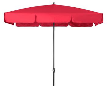Doppler Sonnenschirm Sunline Neo, rechteckig, ca. B185/T120 cm, Rot - Polyester, Stahl