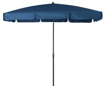 Doppler Sonnenschirm Sunline Waterproof Neo, rechteckig, ca. B225/T120 cm, Dunkelblau - Polyester / Stahl