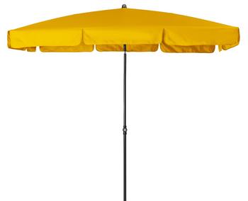 Doppler Sonnenschirm Sunline Waterproof Neo, rechteckig, ca. B225/T120 cm, Gelb - Polyester, Stahl