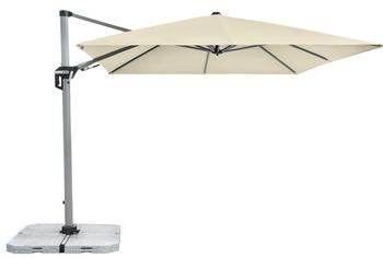 Doppler Pendelschirm Active II, rechteckig, ca. B350/T260 cm, Creme - Polyester / Aluminium Stahl