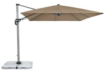 Doppler Pendelschirm Active II, rechteckig, ca. B350/T260 cm, Taupe - Polyester / Aluminium Stahl