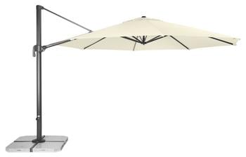 Derby Pendelschirm Ravenna, rund, ca. Ø400 cm, Creme - Polyester / Aluminium