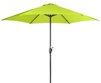 Derby Kurbelschirm Basic Lift Neo, rund, ca. Ø300 cm, Hellgrün - Polyester, Aluminium, Stahl