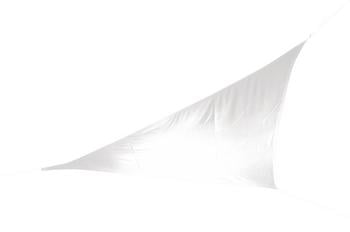 Doppler Sonnensegel Alupro, dreieckig, ca. B500/T500 cm, Weiß - Polyester, Edelstahl