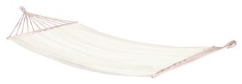 La Siesta Hängematte Chilllounge, Creme - Baumwolle, Polyester, Viskose, Birkenholz