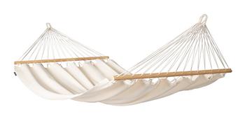 La Siesta Hängematte Florencia Latte, Creme - Baumwolle / Bambus
