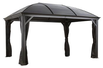Sojag Pavillon Moreno 10x14, Dunkelgrau - Aluminium, Stahl