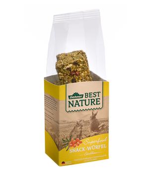 Dehner Best Nature Nagersnack-Würfel Superfood Sanddorn