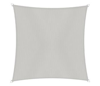 Windhager Sonnensegel Cannes, quadratisch, ca. B400/T400 cm, Hellgrau - Polyester