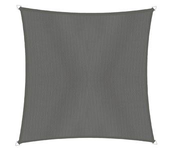 Windhager Sonnensegel Cannes, quadratisch, ca. B400/T400 cm, Dunkelgrau - Polyester