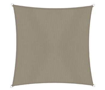 Windhager Sonnensegel Cannes, quadratisch, ca. B400/T400 cm, Hellbraun - Polyester
