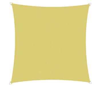 Windhager Sonnensegel Cannes, quadratisch, ca. B400/T400 cm, Gelb - Polyester