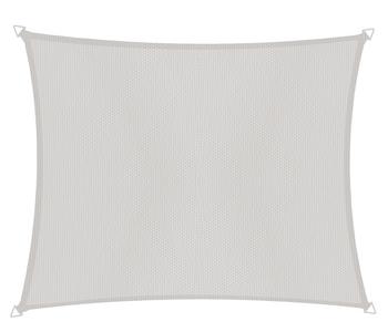 Windhager Sonnensegel Cannes, rechteckig, ca. B500/T400 cm, Hellgrau - Polyester