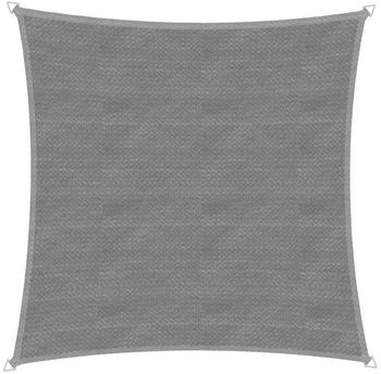 Windhager Sonnensegel Capri, quadratisch, ca. B400/T400 cm, Grau - Polyethylen