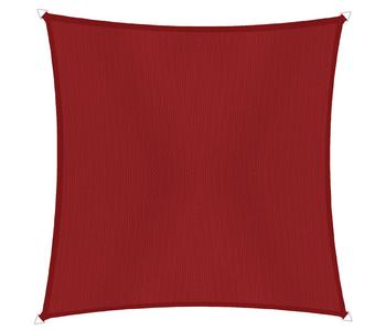 Windhager Sonnensegel Cannes, quadratisch, ca. B400/T400 cm, Rot - Polyester