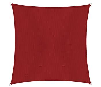 Windhager Sonnensegel Cannes, quadratisch, ca. B500/T500 cm, Rot - Polyester