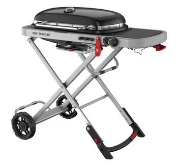 Weber Gasgrill Traveler, 65 x 34 cm, Schwarz - Stahl