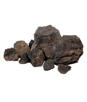 aquadeco Aquariumdeko Set Schwarze Premium Lava