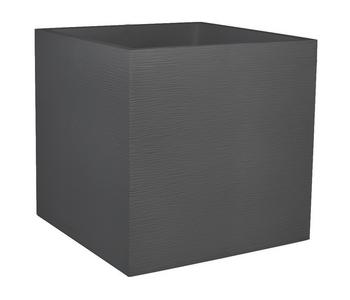 EDA Kunststoff-Topf Graphit, gerillt