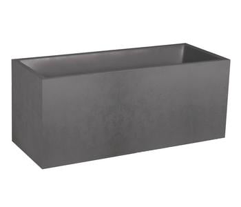 EDA Kunststoff-Kasten Basalt, anthrazit, rechteckig, ca. B99,5/H43,5/T39,5 cm - Polypropylen