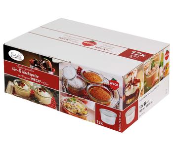 2 x Einkochwelt WECK Sturzglas, 12er-Set, Transparent - Glas - Mindestbestellmenge: 2 Stk.
