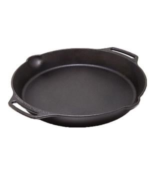 Petromax Feuerpfanne FP35-H mit Henkeln, ca. B41,3/H5/T37 cm, Schwarz - Gusseisen