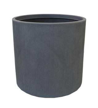 Vasar Kunststoff-Topf City, rund, grau - Polyethylen