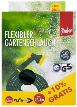 Steuber Gartenschlauch Flexi, Grün / Gelb - Latex Polyester