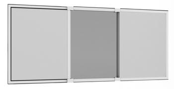 Hecht Schiebefenster Comfy Slide, ca. B75/H100/T0,9 cm, Weiß - Aluminium / Kunststoff