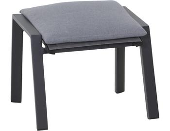 Siena Garden Hocker Valencia, Dunkelgrau, Grau - Aluminium, Polypropylen