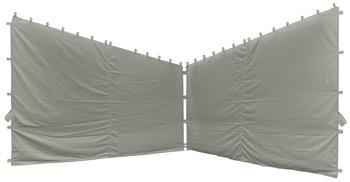 Siena Garden Seitenteil für Pavillon Berlino, Grau - Polyester