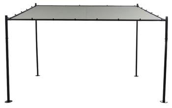 Siena Garden Pavillon Levino, Grau - Stahl, Polyester