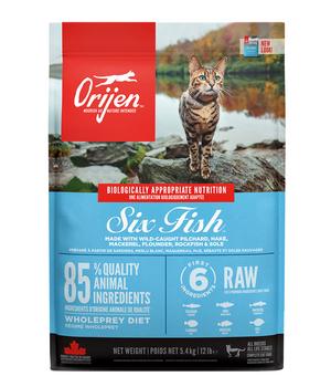 ORIJEN™ Trockenfutter für Katzen Six Fish