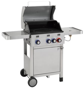 tepro Gasgrill Wellington 3, Silber - Edelstahl