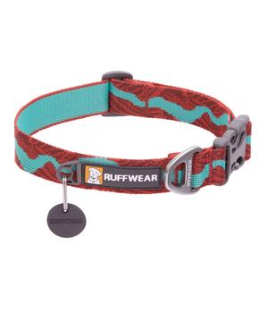 RUFFWEAR Hundehalsband Flat Out, Dunkelrot - Polyester